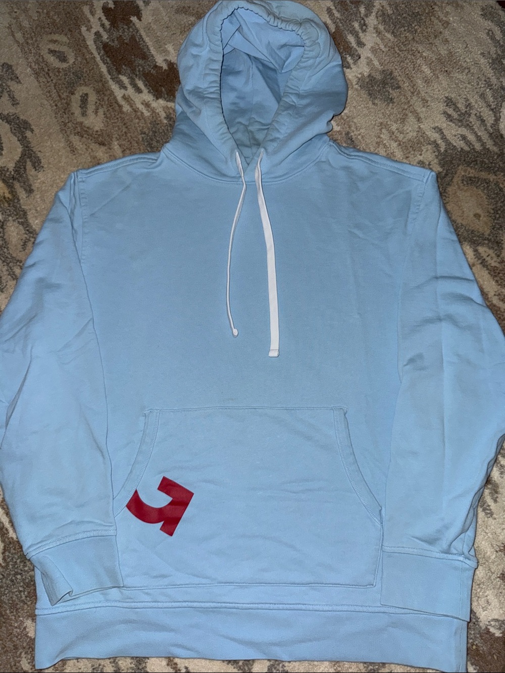 G/FORE Light Blue Hoodie L